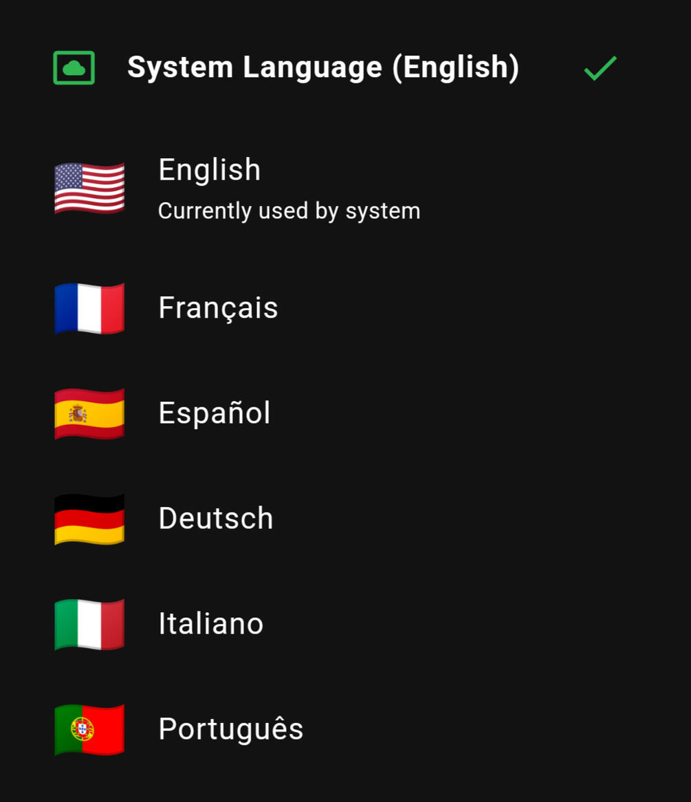 QwikHook - Language Selection